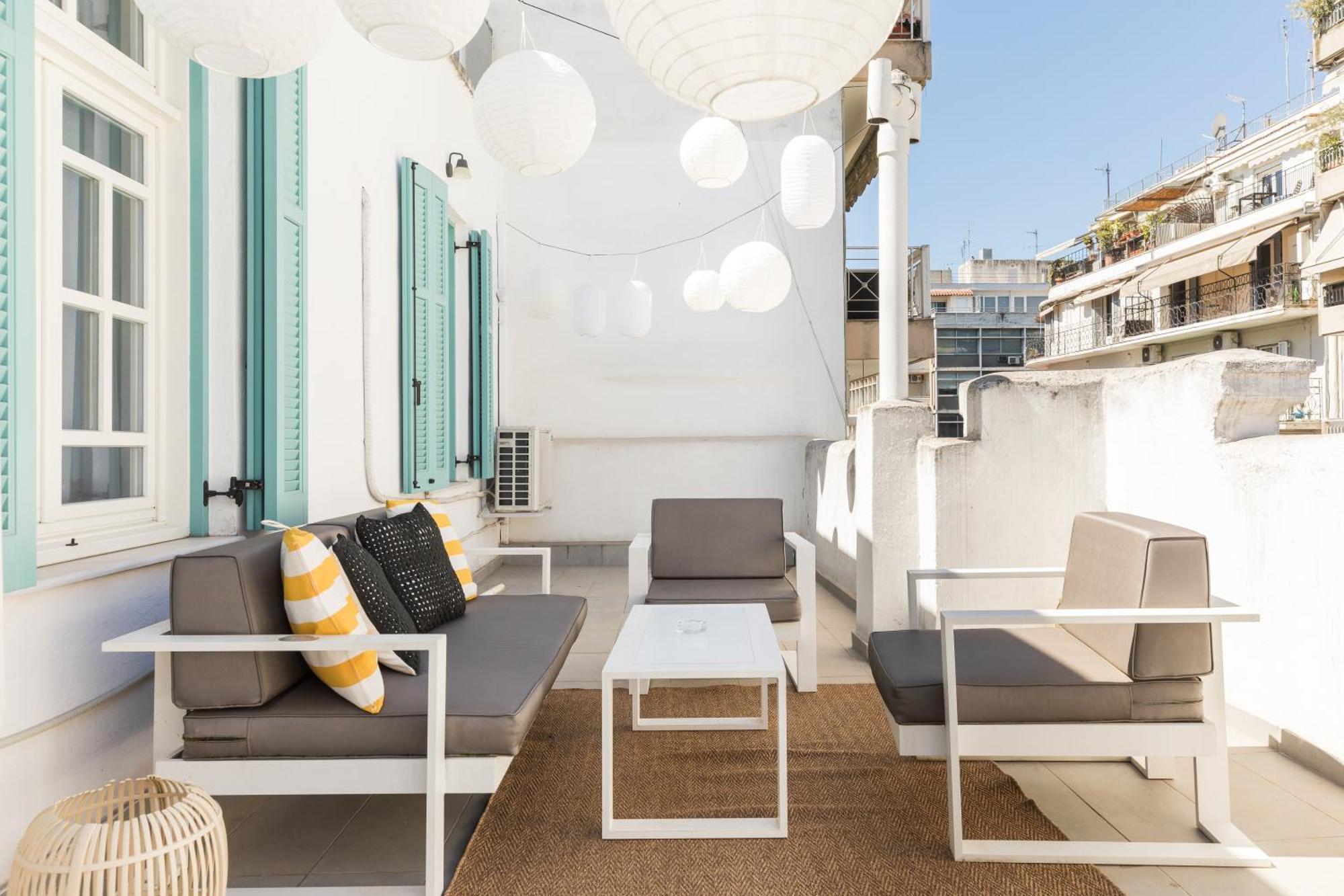 Zoe By Halu! Lovely Penthouse In The Center Tesalonika Bagian luar foto